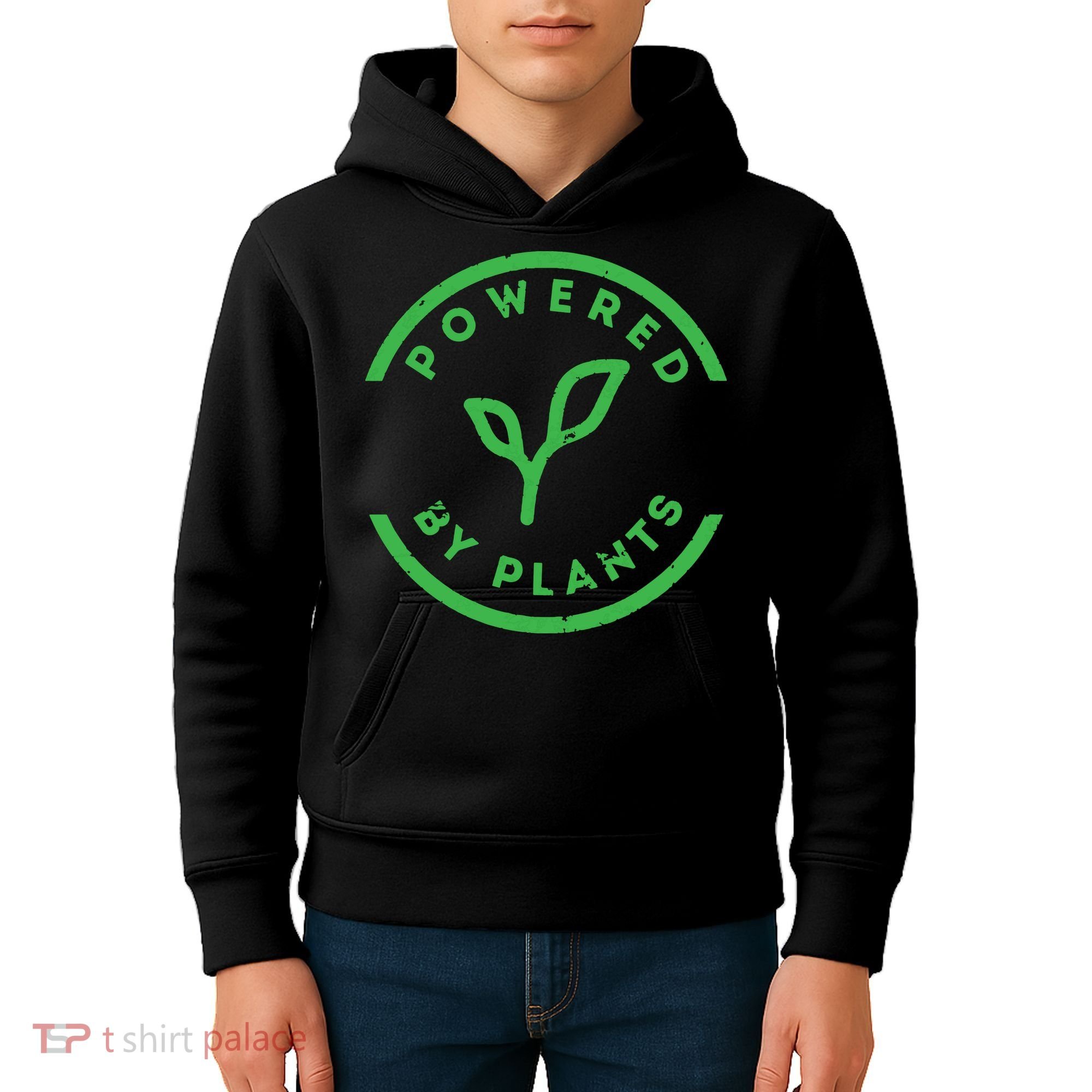 Powered By Plants Vegan Workout Kids Hoodie