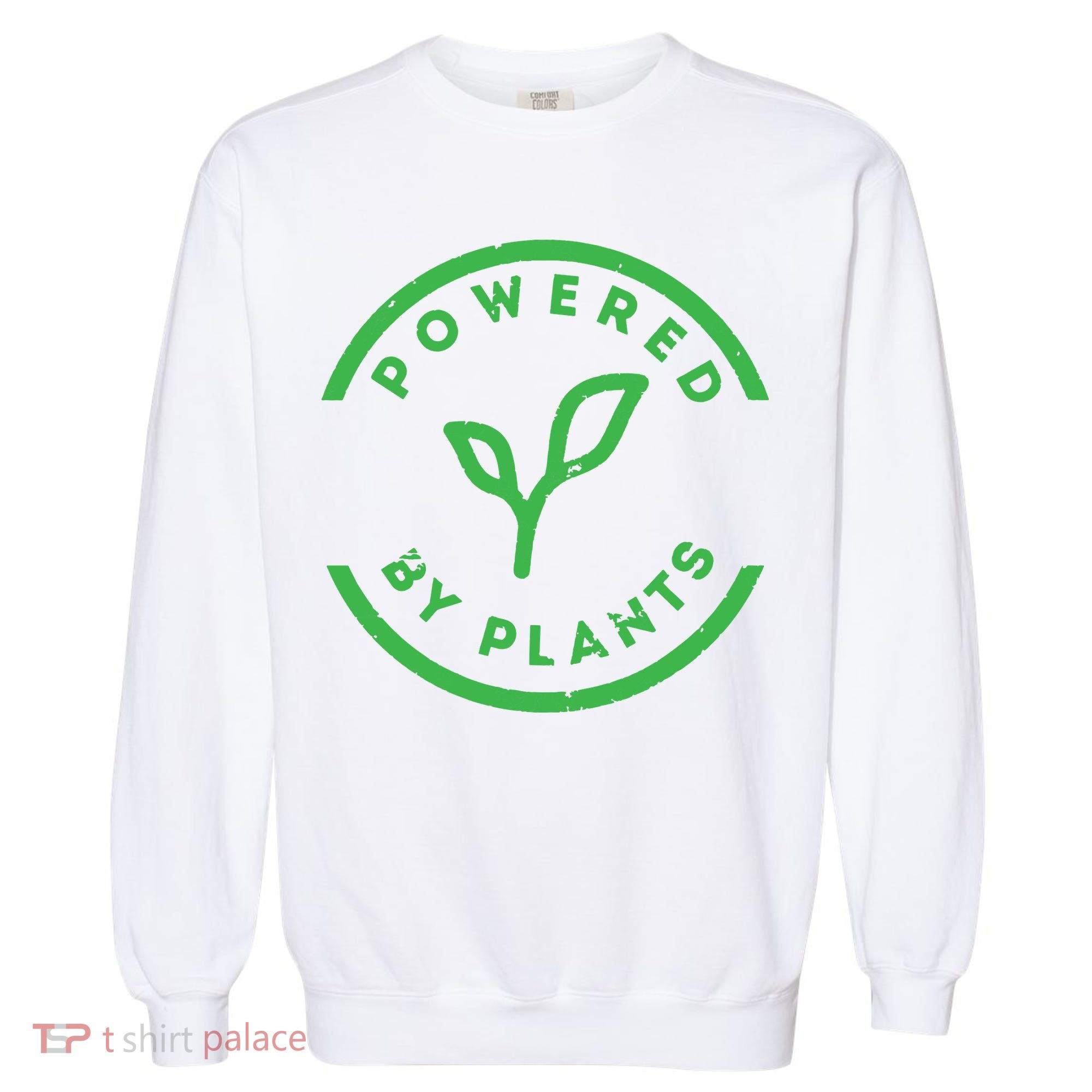 Powered By Plants Vegan Workout Garment-Dyed Sweatshirt