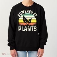 Powered By Plants Veggie Vegan Gardening Women's Sweatshirt thumb 0