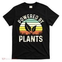 Powered By Plants Veggie Vegan Gardening T-Shirt thumb 0