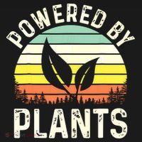 Powered By Plants Veggie Vegan Gardening Mousepad thumb 1