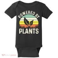 Powered By Plants Veggie Vegan Gardening Baby Bodysuit thumb 0