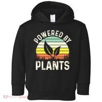 Powered By Plants Veggie Vegan Gardening Toddler Hoodie thumb 0