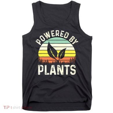 Powered By Plants Veggie Vegan Gardening Tank Top