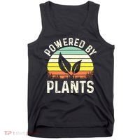 Powered By Plants Veggie Vegan Gardening Tank Top thumb 0