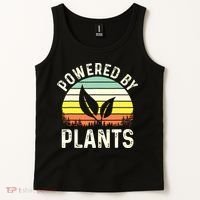Powered By Plants Veggie Vegan Gardening Tank Top thumb 2