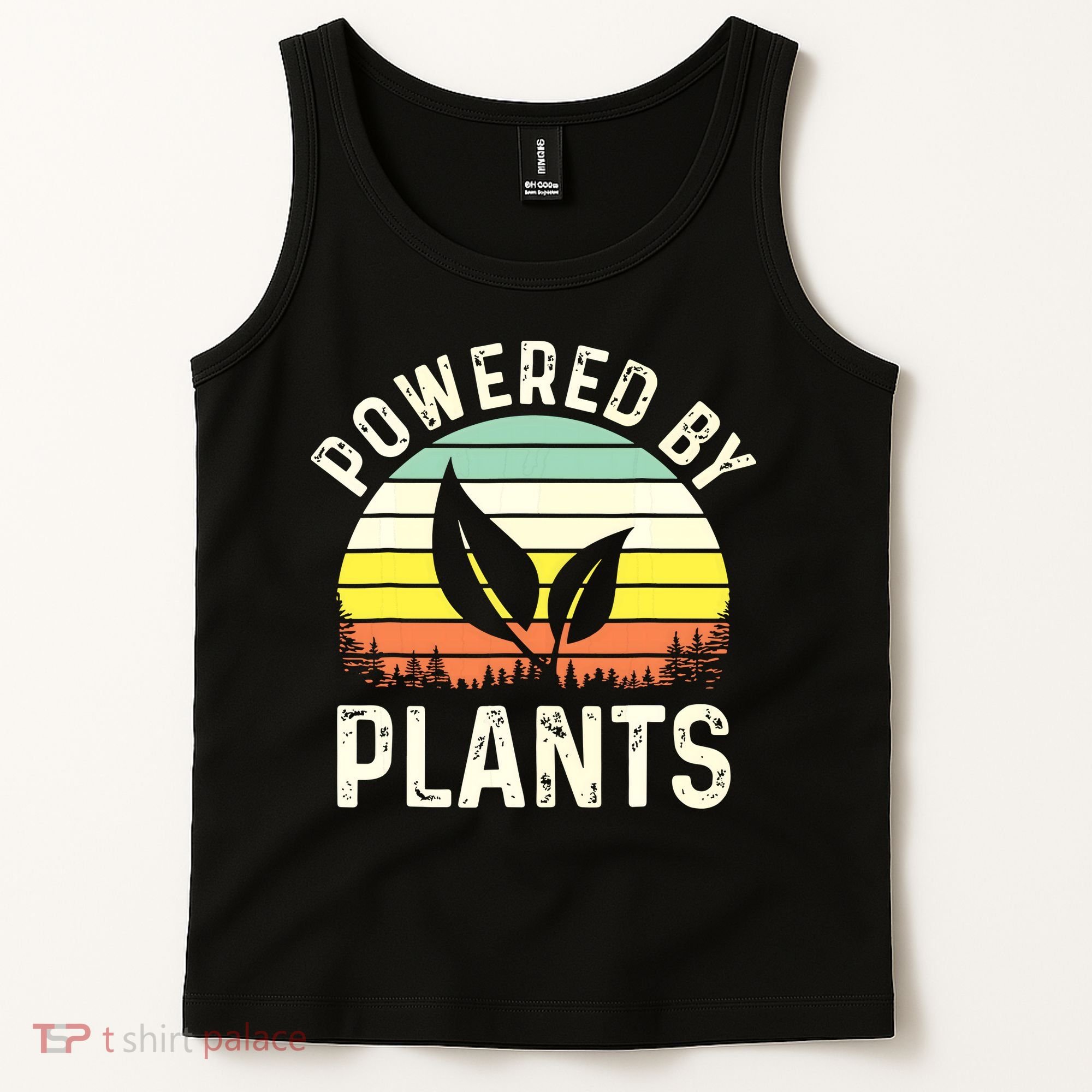 Powered By Plants Veggie Vegan Gardening Tank Top