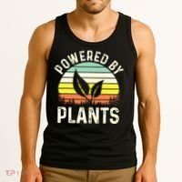 Powered By Plants Veggie Vegan Gardening Tank Top thumb 3