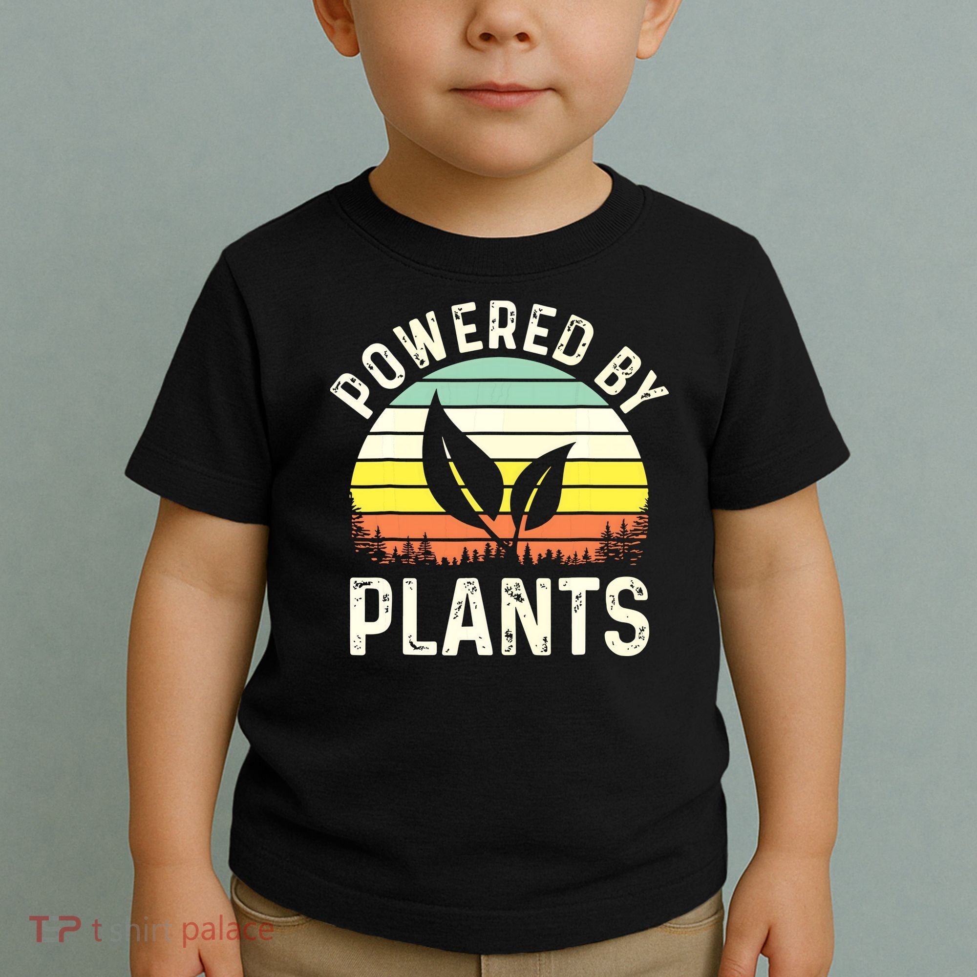 Powered By Plants Veggie Vegan Gardening Toddler T-Shirt
