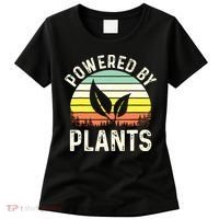 Powered By Plants Veggie Vegan Gardening Women's T-Shirt thumb 0