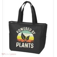 Powered By Plants Veggie Vegan Gardening Tote Bag thumb 3