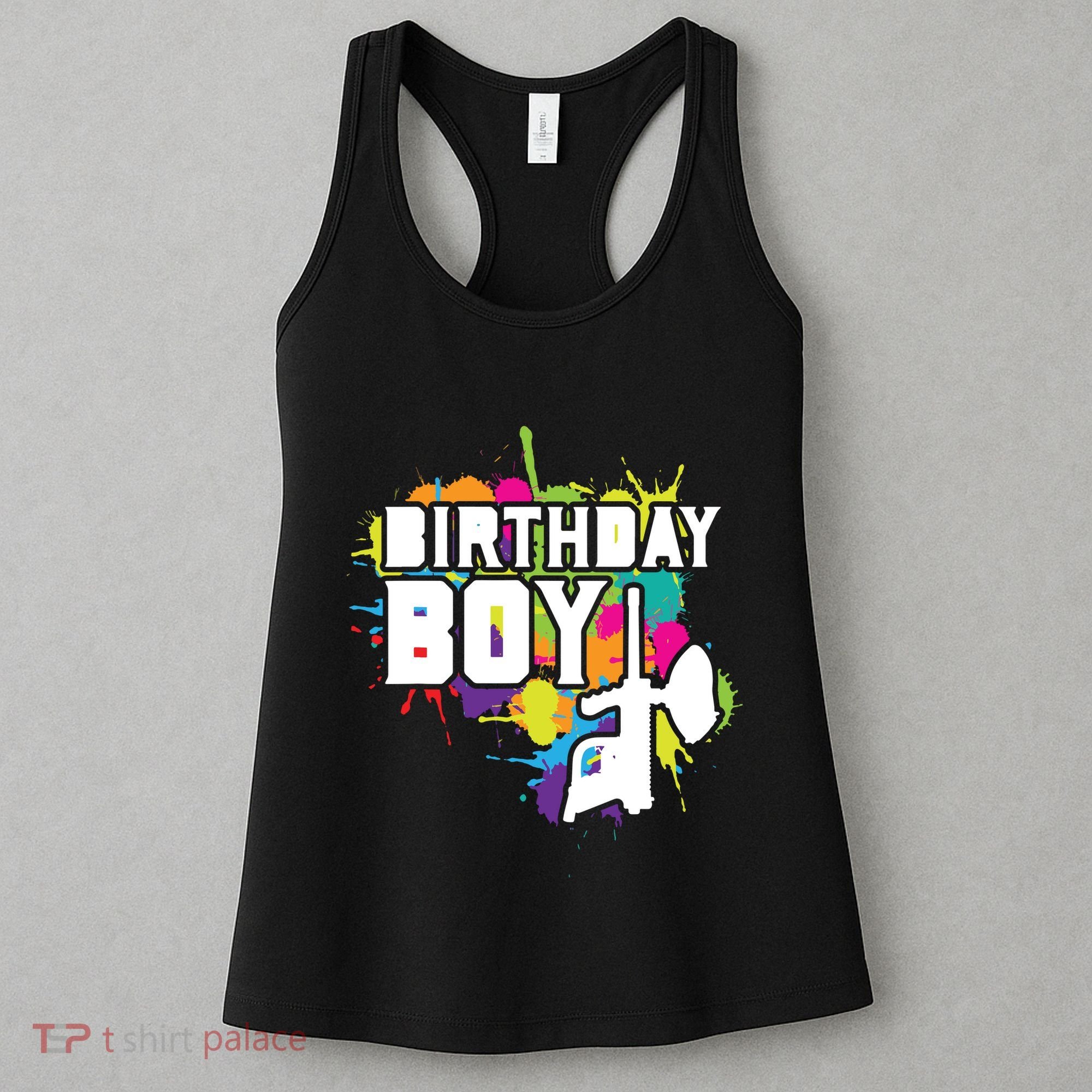 Paintball Birthday Party Theme Women's Tank Top