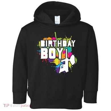 Paintball Birthday Party Theme Toddler Hoodie