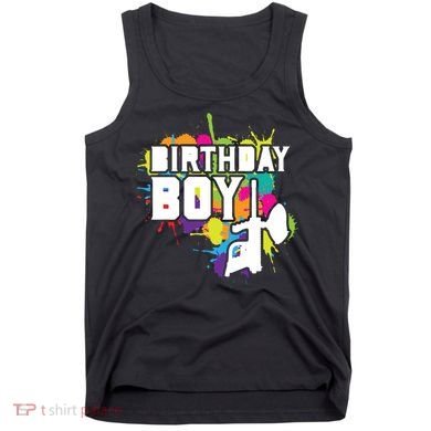 Paintball Birthday Party Theme Tank Top