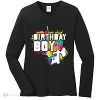 Paintball Birthday Party Theme Women's Long Sleeve Shirt thumb 0