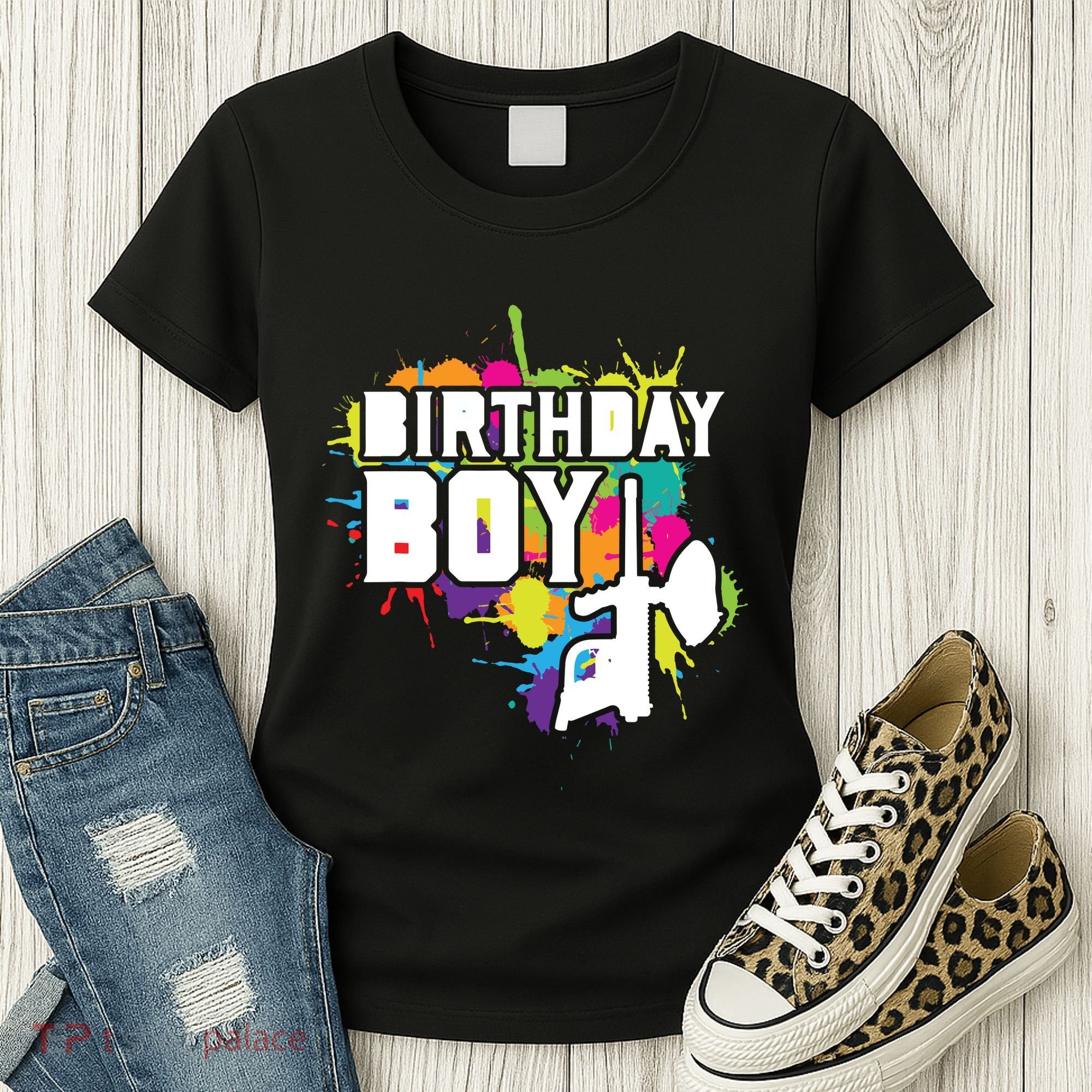 Paintball Birthday Party Theme Women's T-Shirt