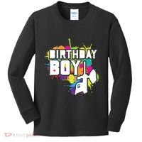 Paintball Birthday Party Theme Kids Long Sleeve Shirt thumb 0