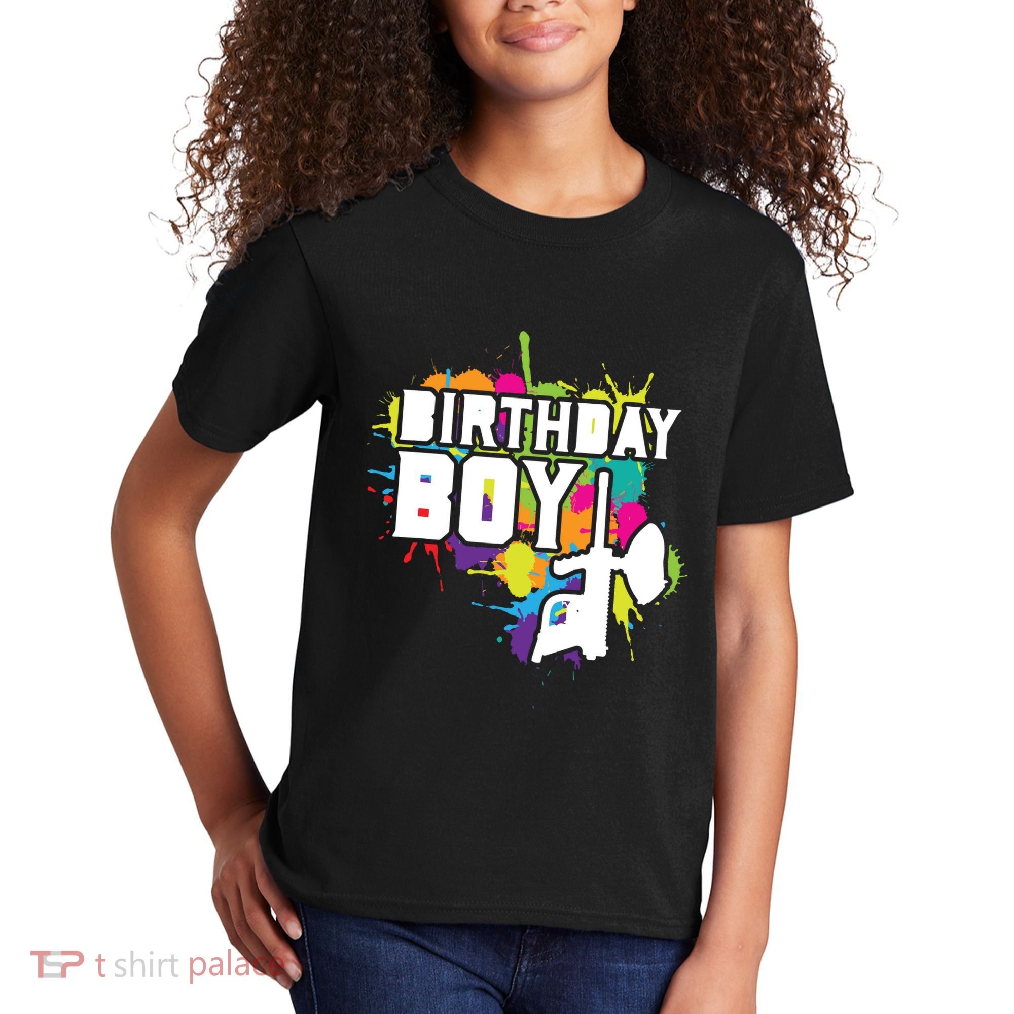 Paintball Birthday Party Theme Kids T-Shirt