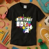 Paintball Birthday Party Theme Kids T-Shirt thumb 3