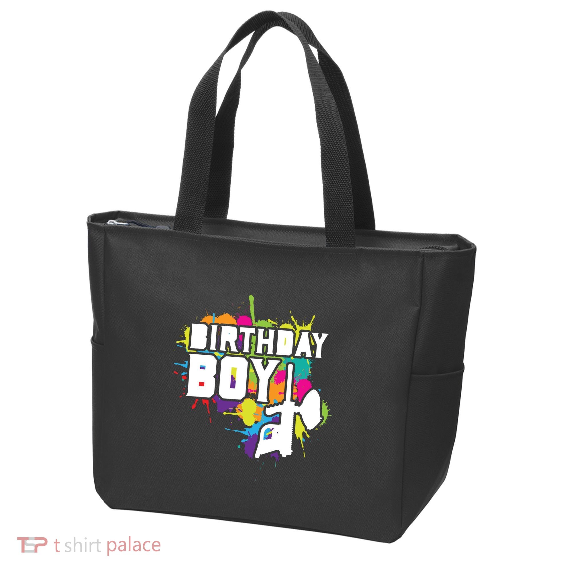 Paintball Birthday Party Theme Tote Bag