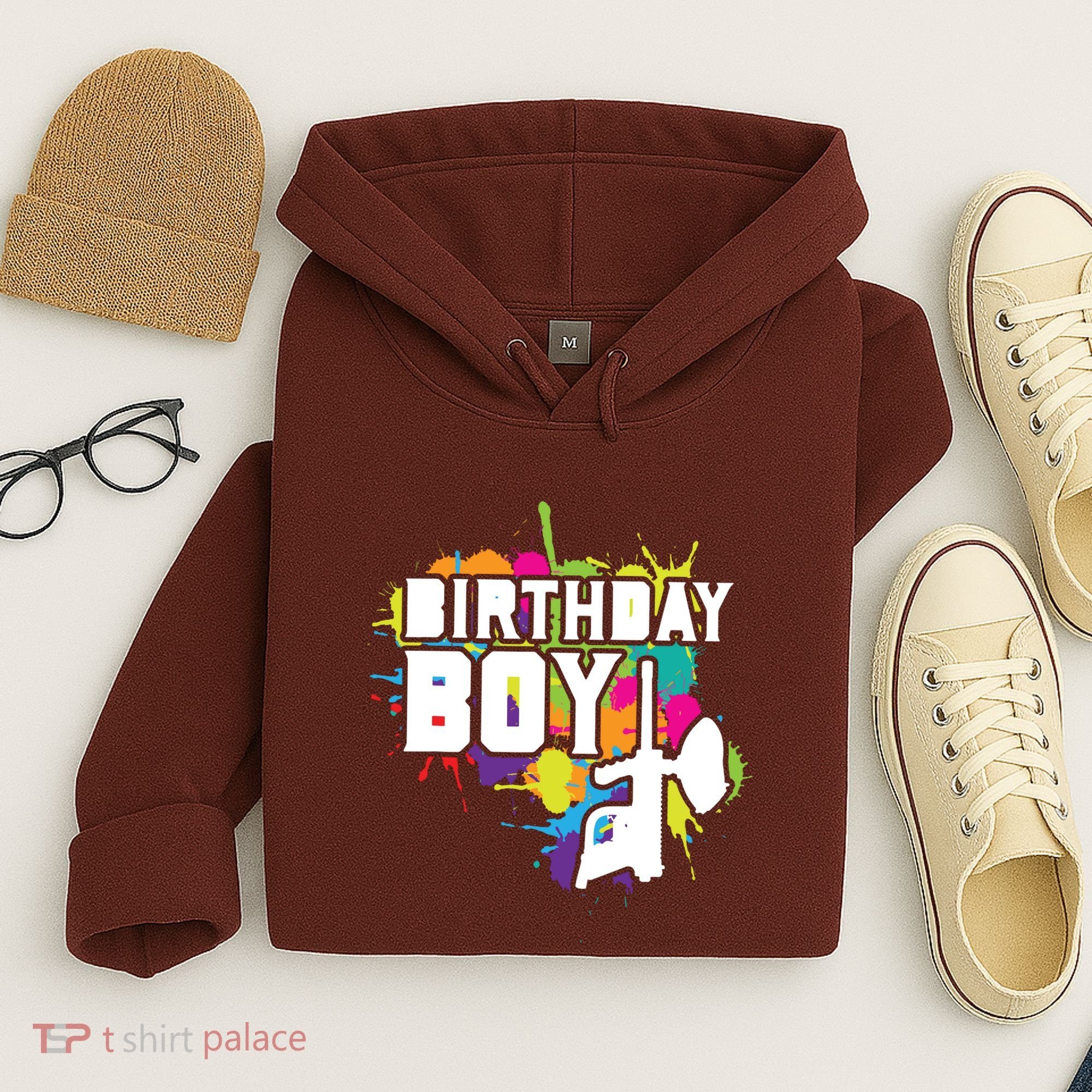 Paintball Birthday Party Theme Hoodie