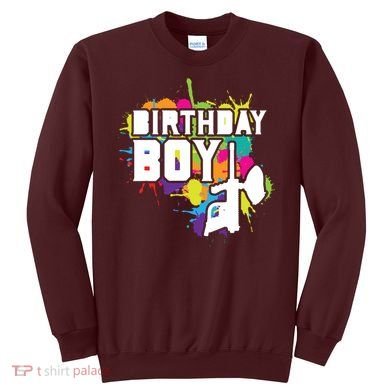Paintball Birthday Party Theme Sweatshirt