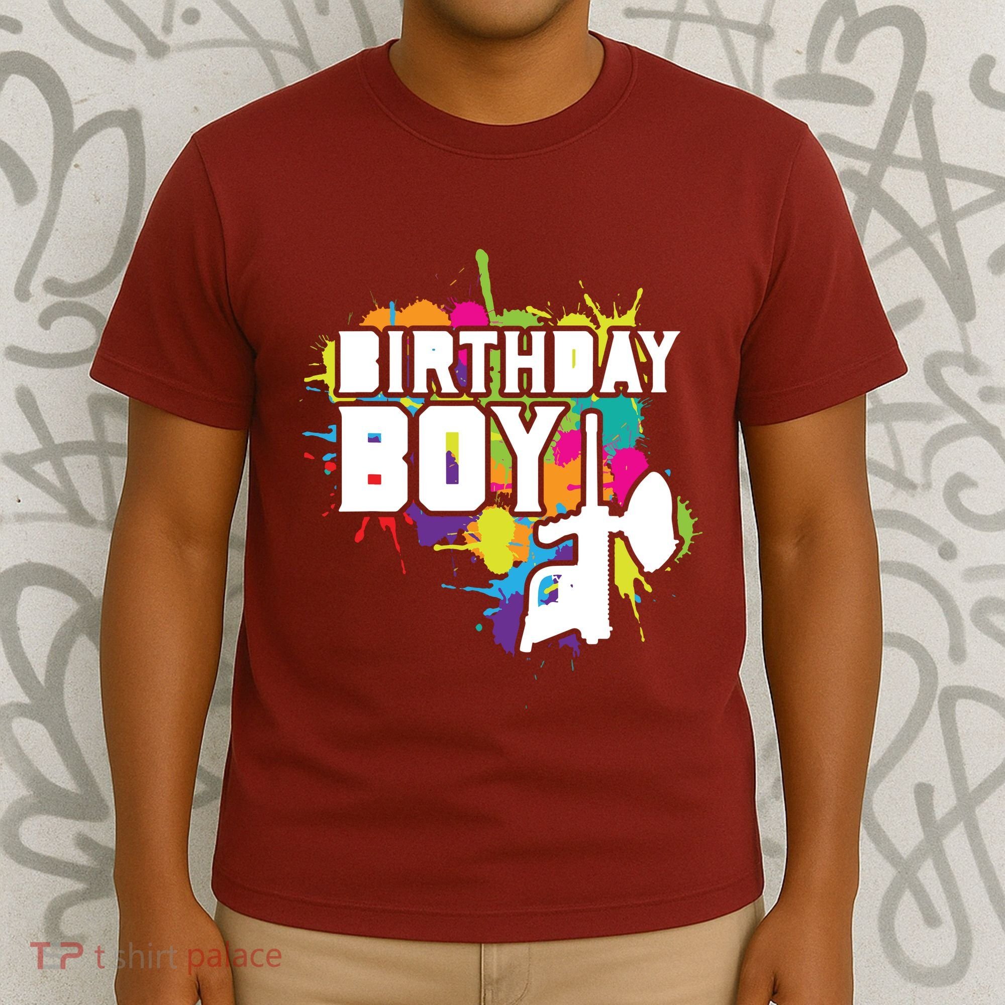 Paintball Birthday Party Theme T-Shirt