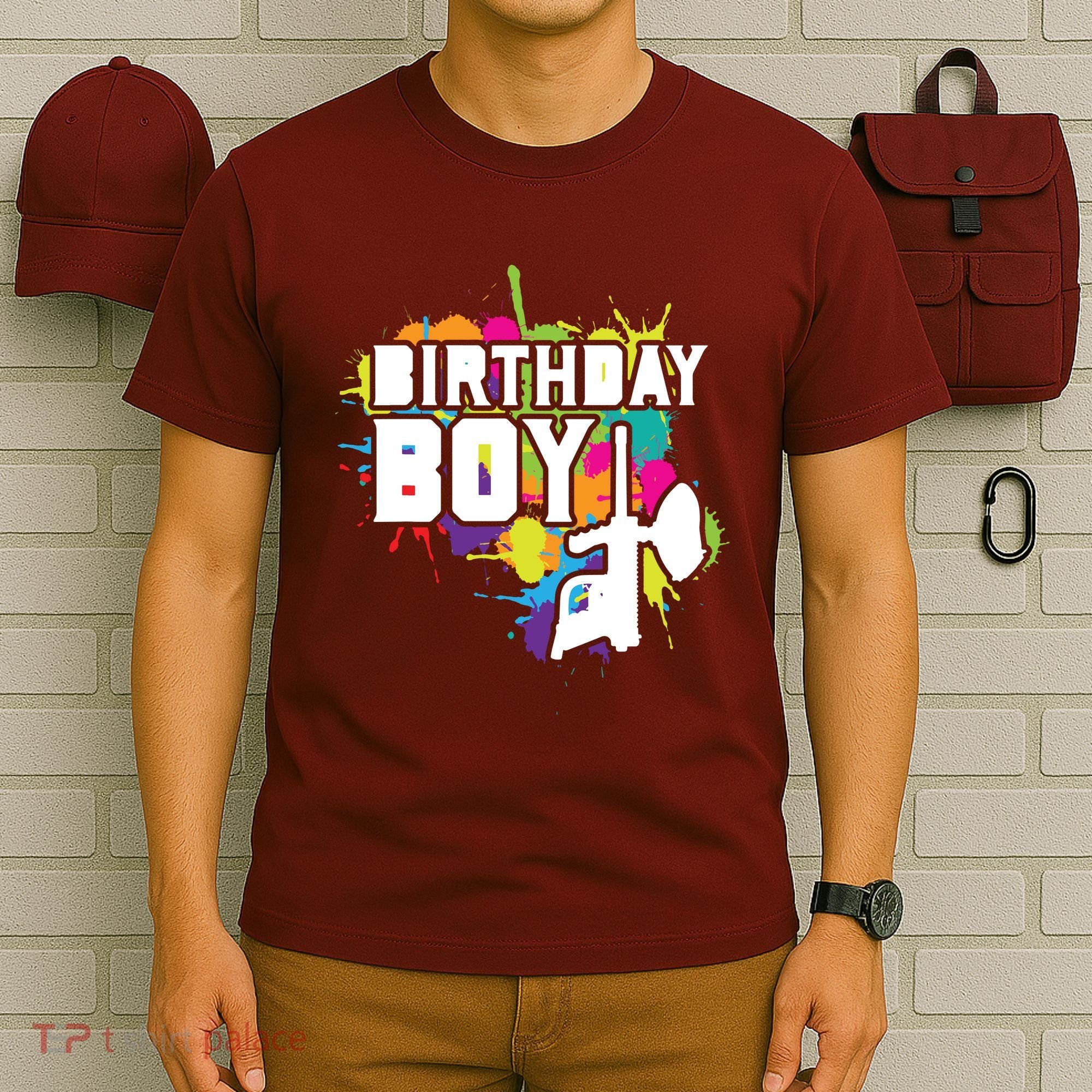Paintball Birthday Party Theme T-Shirt