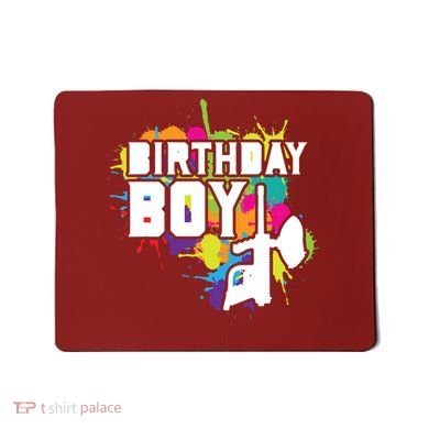 Paintball Birthday Party Theme Mousepad