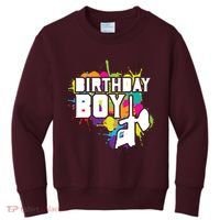 Paintball Birthday Party Theme Kids Sweatshirt thumb 0