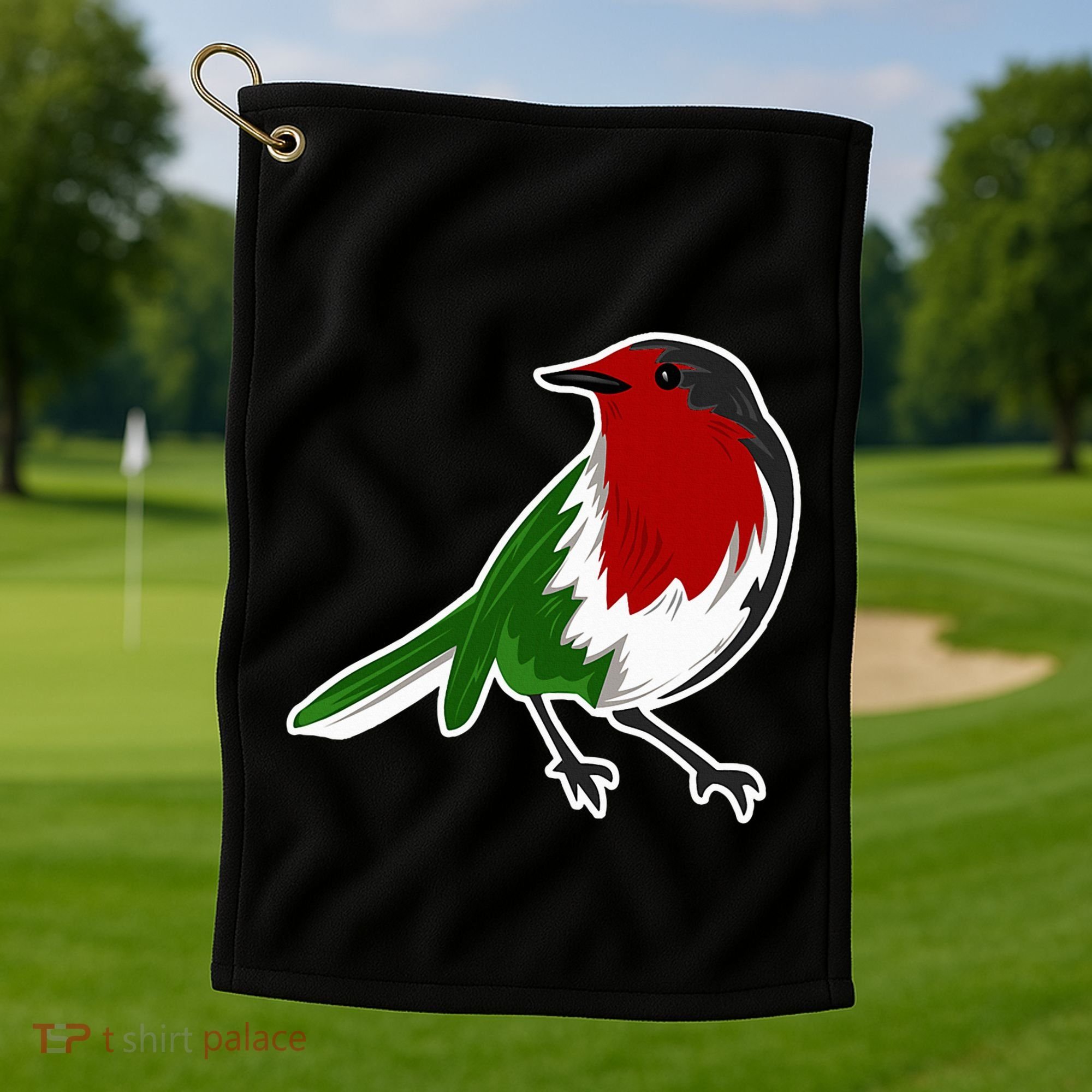 Palestinian Bird Palestinian Flag Palestine Golf Towel
