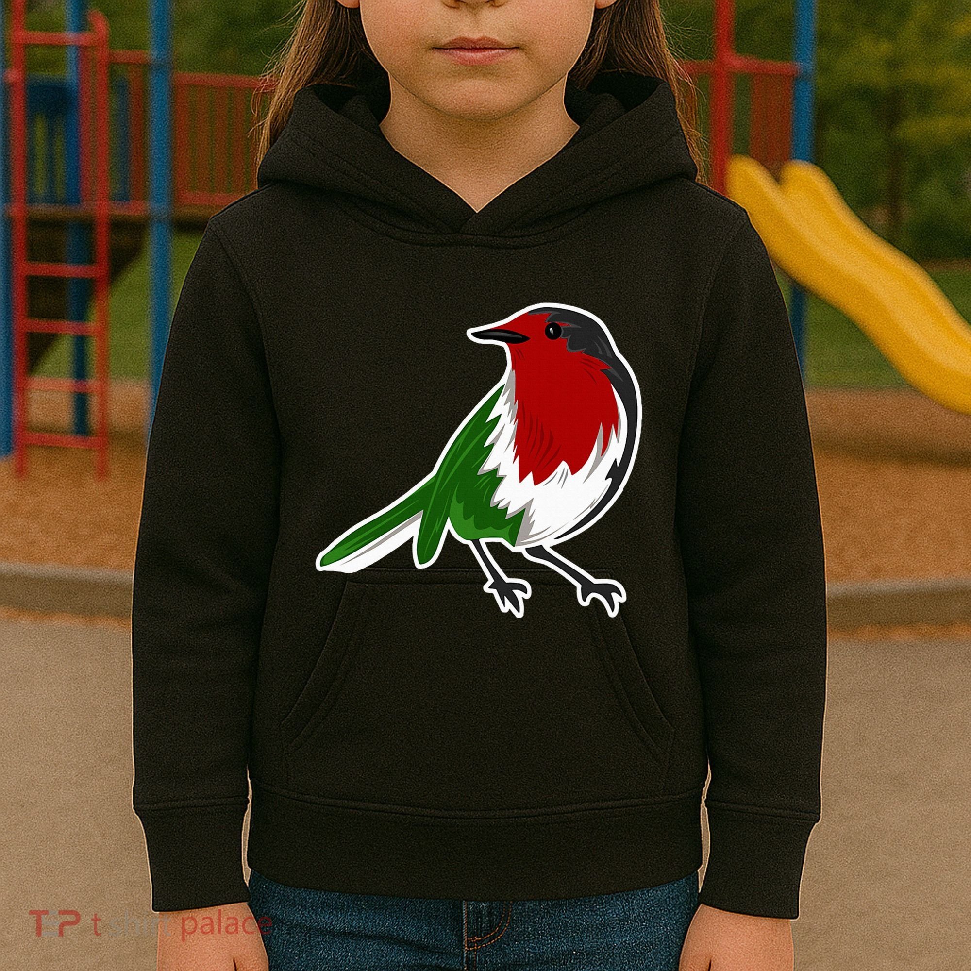 Palestinian Bird Palestinian Flag Palestine Kids Hoodie
