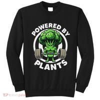 Powered By Plants Vegan Athlete Vegan Gym Vegan Bodybuilding Sweatshirt thumb 0