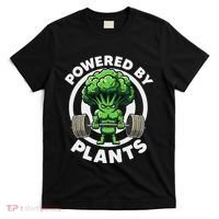 Powered By Plants Vegan Athlete Vegan Gym Vegan Bodybuilding T-Shirt thumb 0