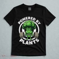Powered By Plants Vegan Athlete Vegan Gym Vegan Bodybuilding T-Shirt thumb 5