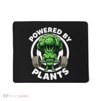 Powered By Plants Vegan Athlete Vegan Gym Vegan Bodybuilding Mousepad thumb 0