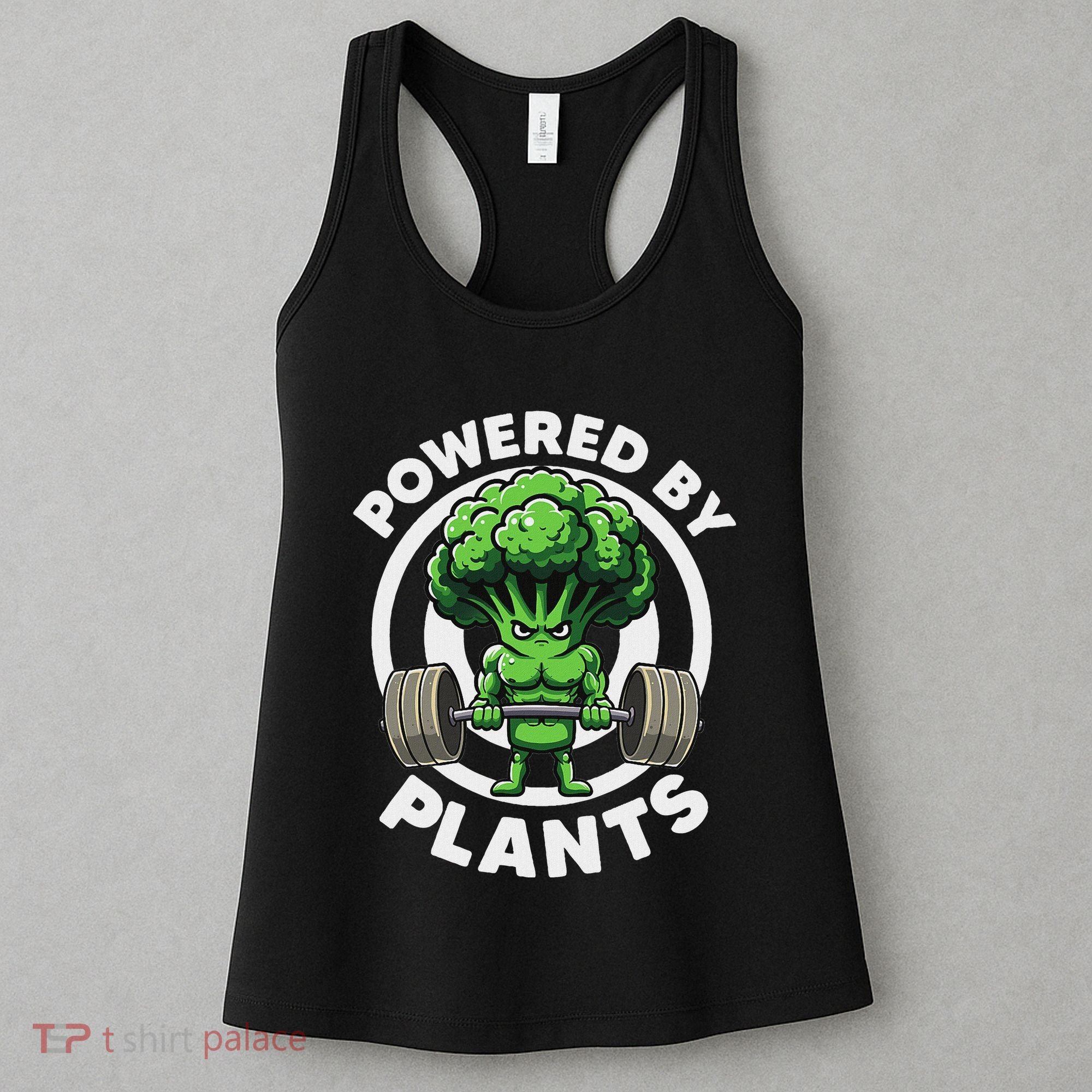 Powered By Plants Vegan Athlete Vegan Gym Vegan Bodybuilding Women's Tank Top