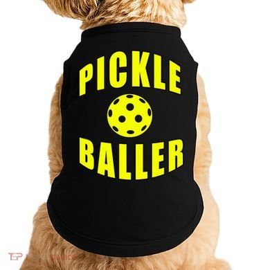 Pickle Baller Pickleball Player Design Doggie Tank