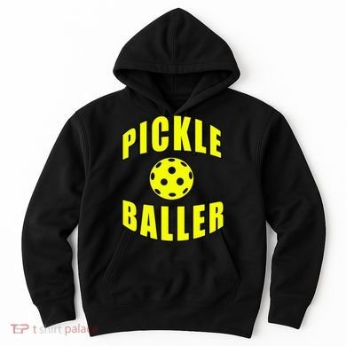 Pickle Baller Pickleball Player Design Hoodie