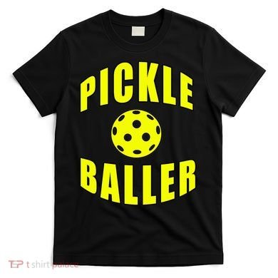 Pickle Baller Pickleball Player Design T-Shirt