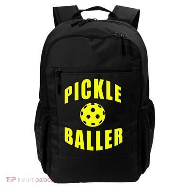 Pickle Baller Pickleball Player Design Backpack