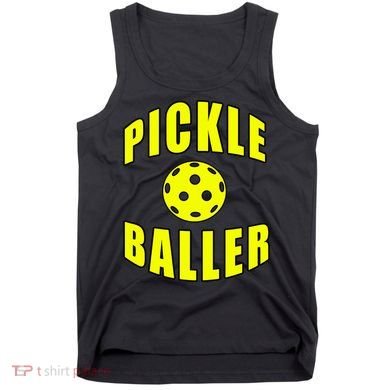 Pickle Baller Pickleball Player Design Tank Top