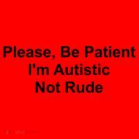 Please Be Patient Im Autistic Not Rude Santa Hat thumb 1