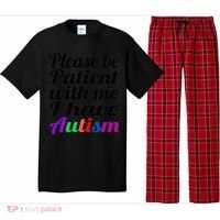 Please Be Patient With Me I Have Autism Pajama Set thumb 0
