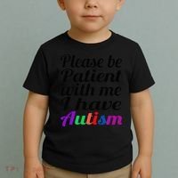 Please Be Patient With Me I Have Autism Toddler T-Shirt thumb 2
