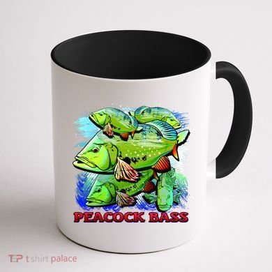 Peacock Bass Coffee Mug back
