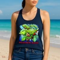 Peacock Bass Women's Tank Top thumb 2
