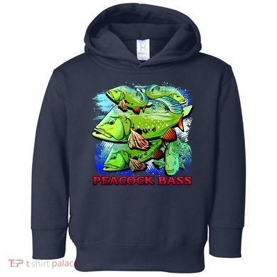 Peacock Bass Toddler Hoodie