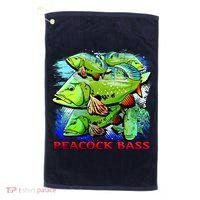 Peacock Bass Golf Towel thumb 0
