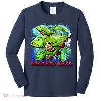 Peacock Bass Kids Long Sleeve Shirt thumb 0